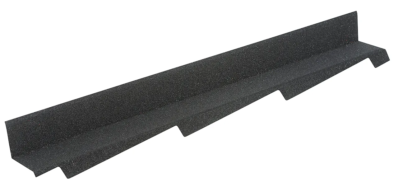 Overgangsbeslag høyre tradition plus sort 1100 mm Overgangsbeslag høyre tradition plus sort 1100 mm