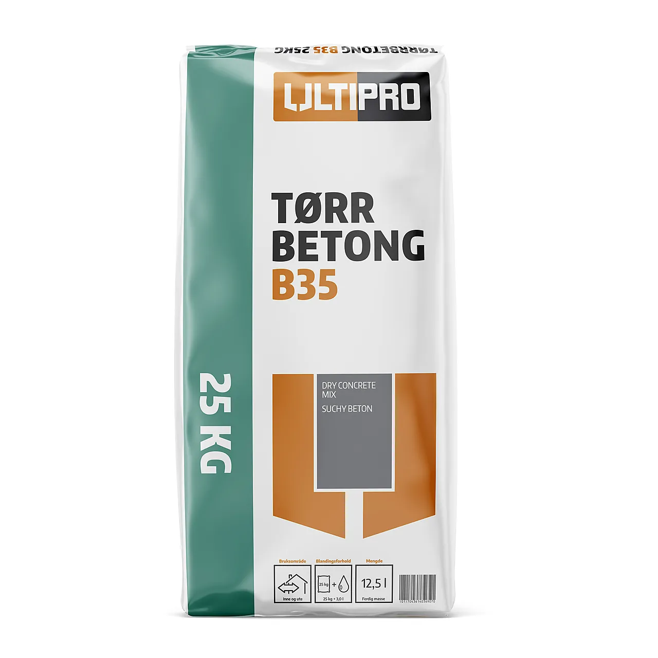 Tørrbetong B35 SG 25 kg Tørrbetong B35 SG 25 kg