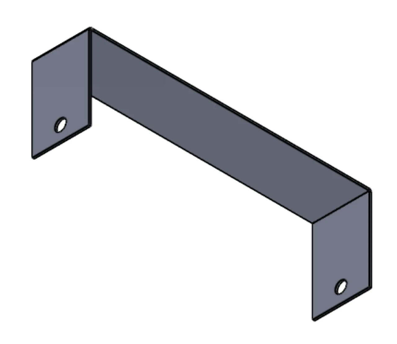 Ringmur 98mm garasjebeslag 25x290x25mm