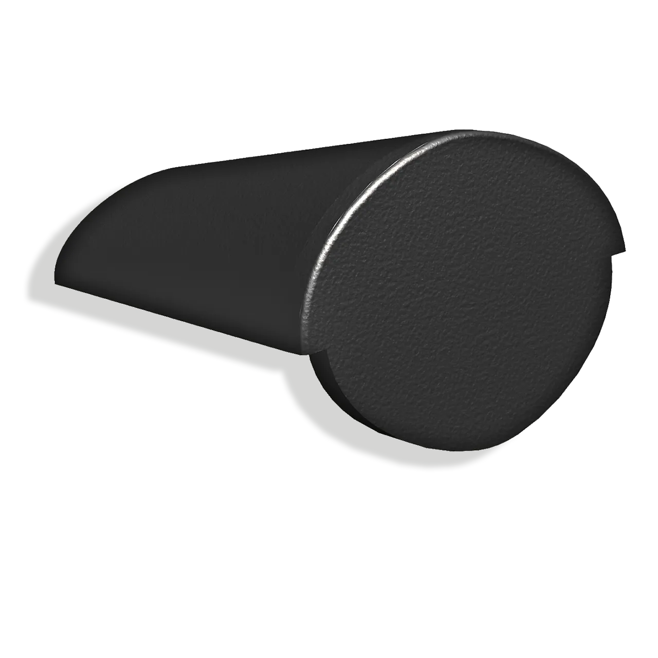 Mønebegynnelse i betong med rett ende Candor svart