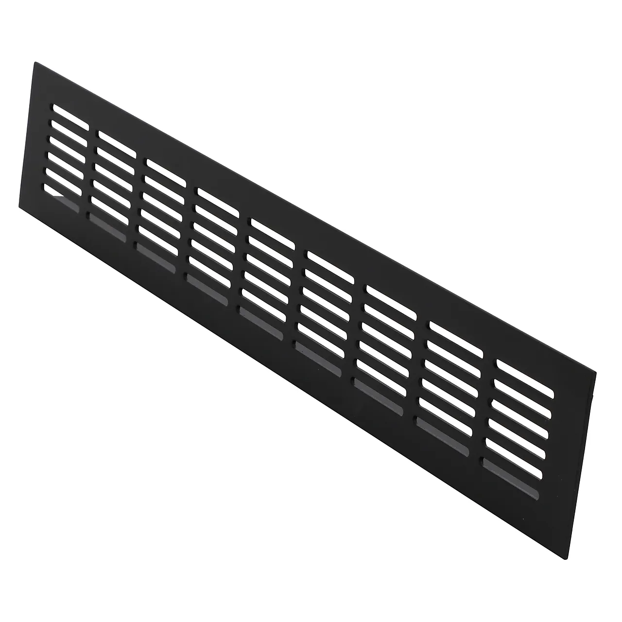 Overstrømningsrist sort 400x60 mm