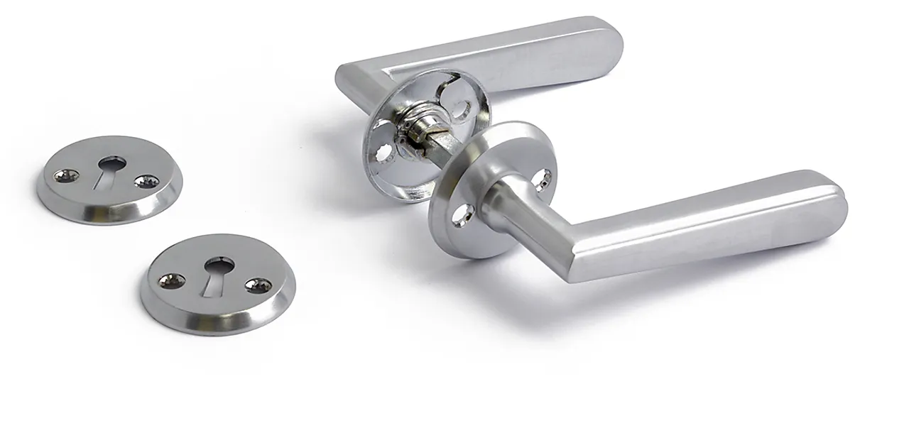 Dørhåndtak oxford innvendig børstet krom 38-42 mm Dørhåndtak oxford innvendig børstet krom 38-42 mm