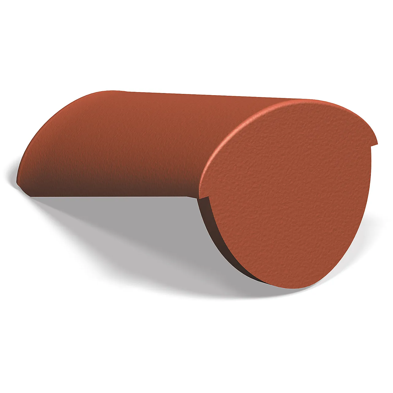 Møneslutt i betong med rett ende Candor svart null - null - 2 - Miniatyr