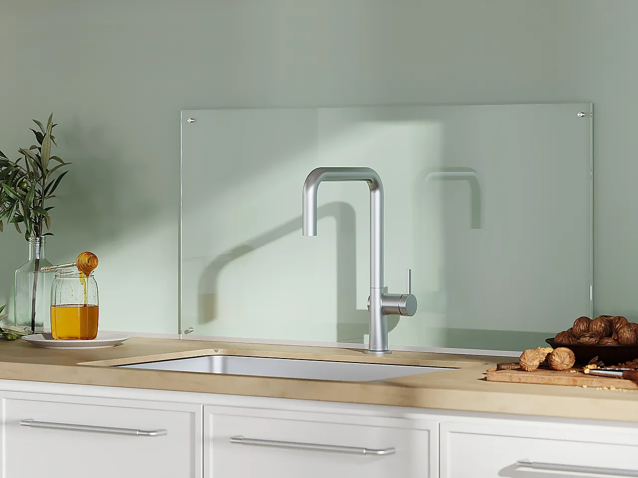 Glassplate herdet klar 6x900x450 mm null - null - 2 - Miniatyr