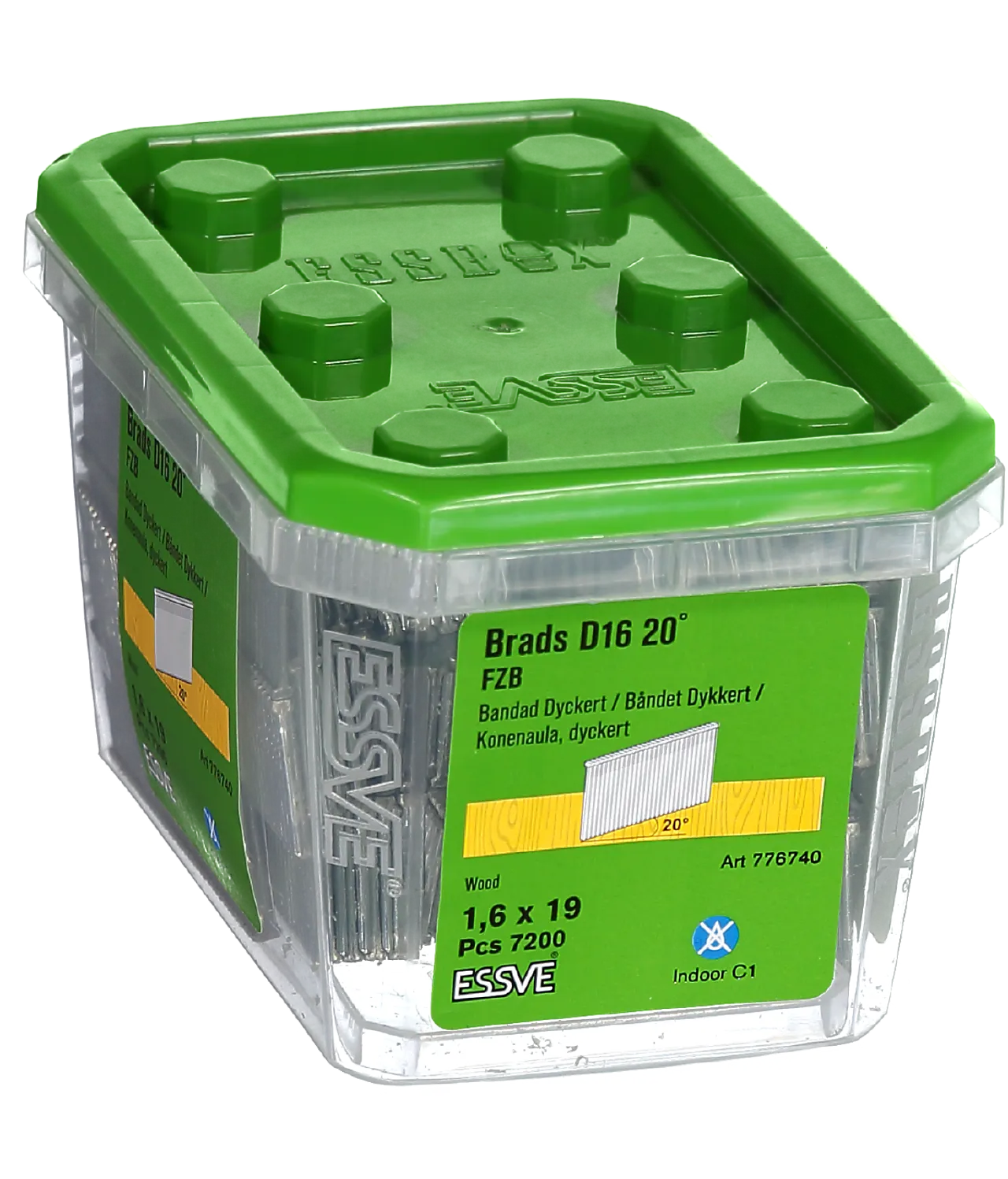 Dykkert 20 grader 1,6x19 fzb-7200 type d16 skråstilt blankforsinket null - null - 2 - Miniatyr