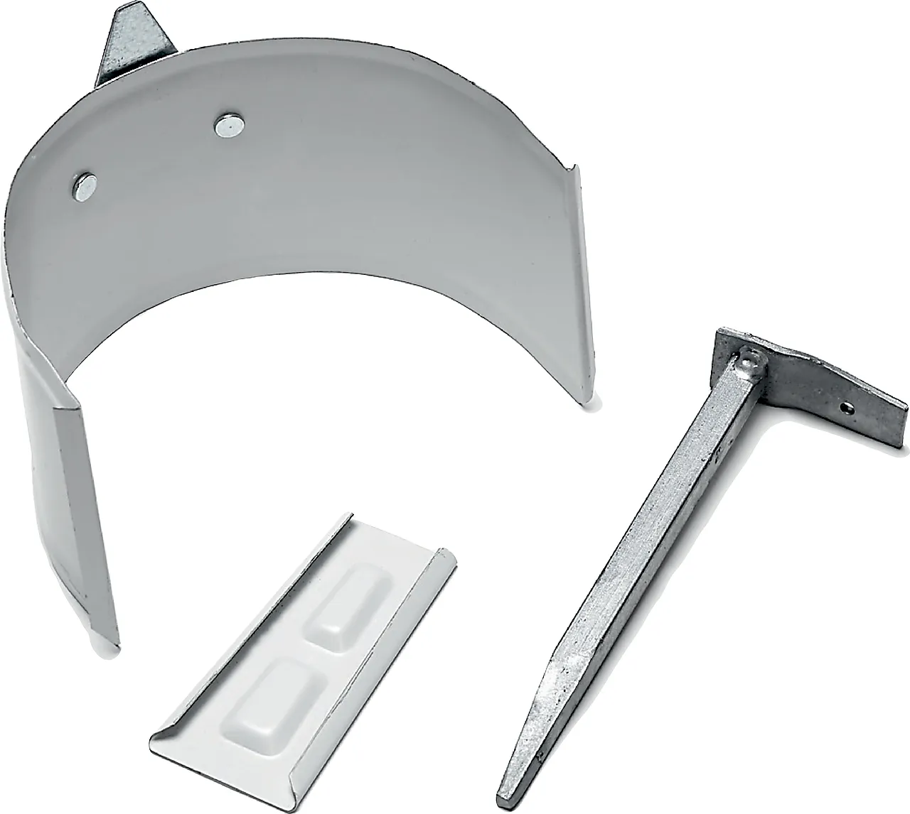 Rørklamme murv 21 bmi stål hvit bmi takrenne 125mm