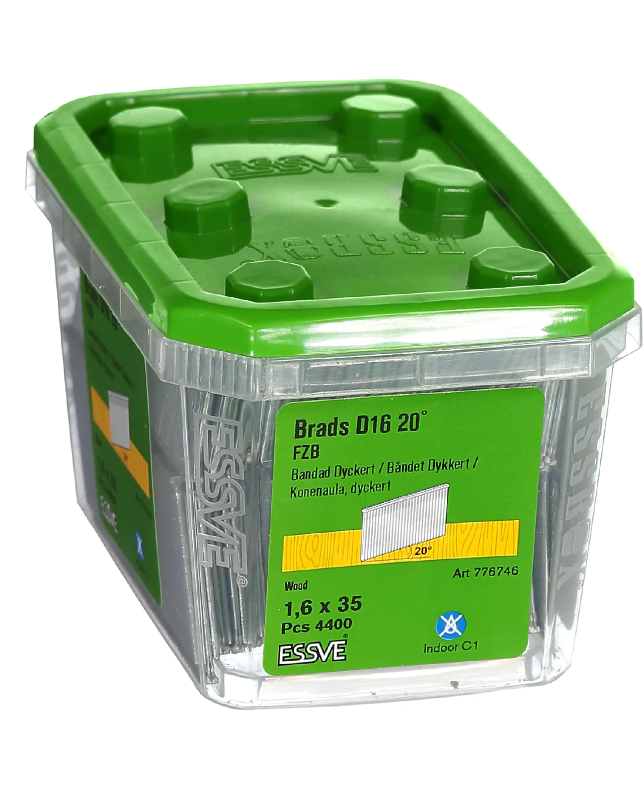 Dykkert spiker 20° 1,6 x 35 mm 4400 stk null - null - 2 - Miniatyr