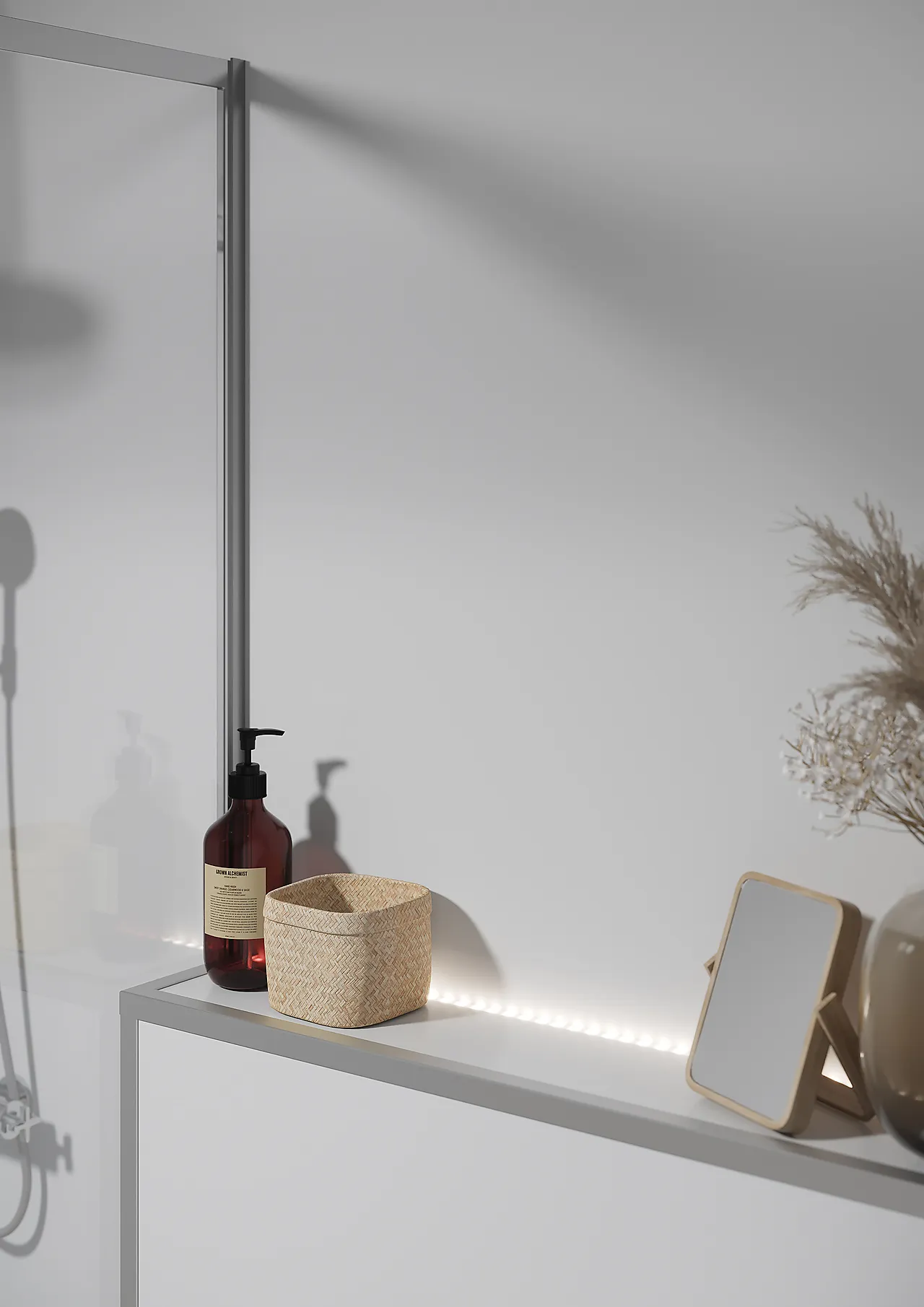 Baderomsplate polar grey 10x620x2400 mm null - null - 2 - Miniatyr