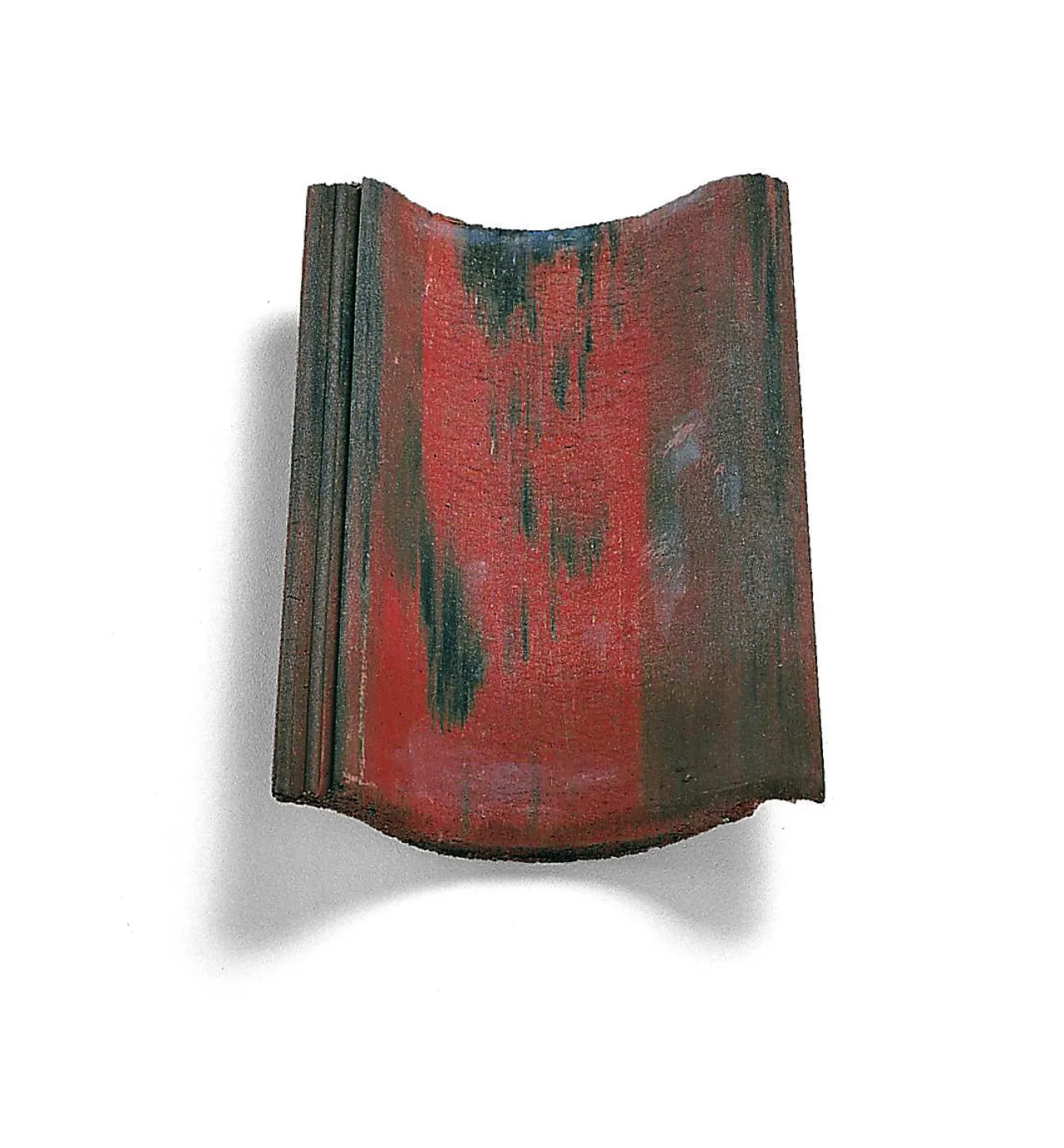 Takst exklusiv teglrød/svart enkelkrum ubehandlet null - null - 2 - Miniatyr