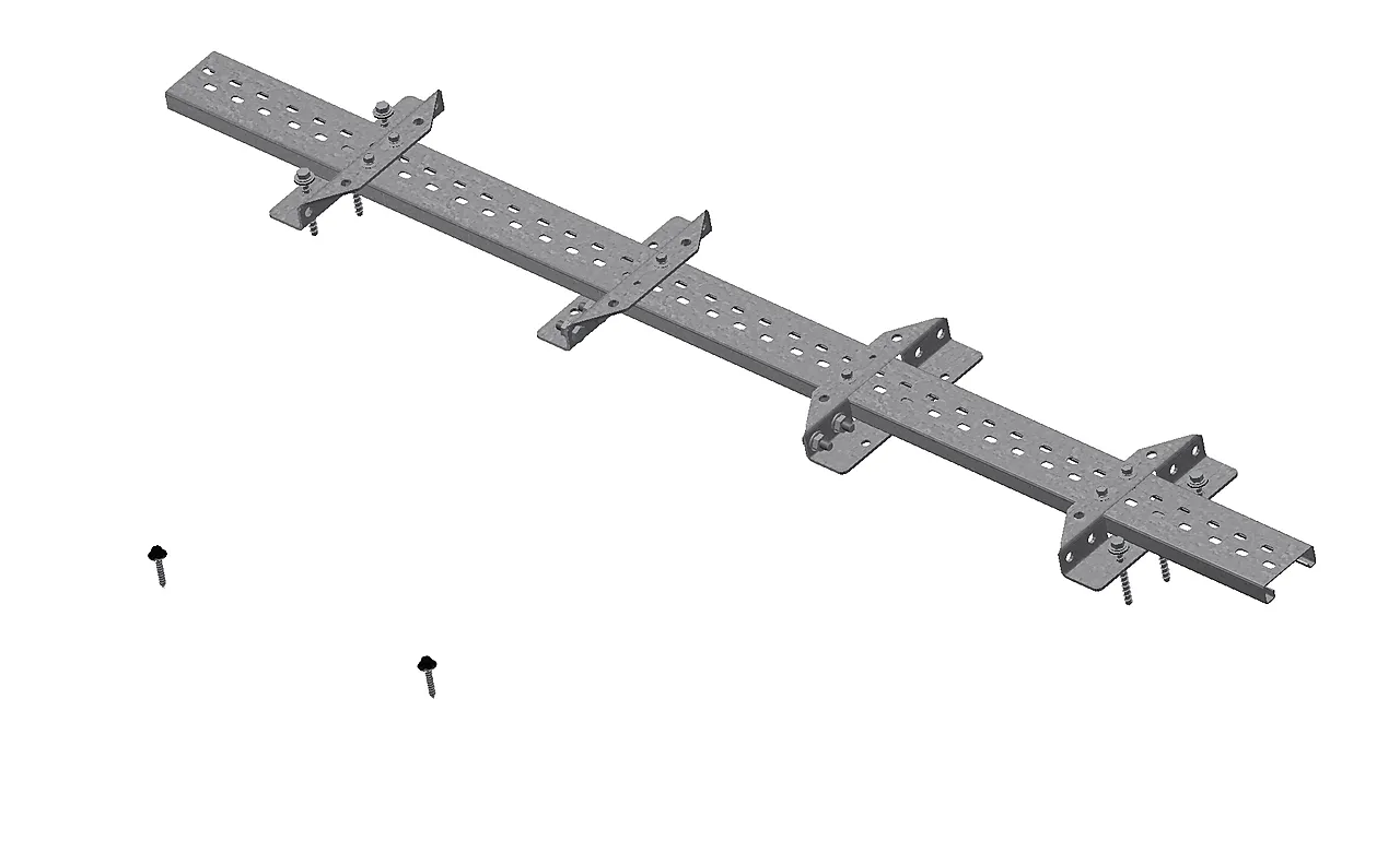 Innf.pk takstige tls papp 120 sort ral 9005