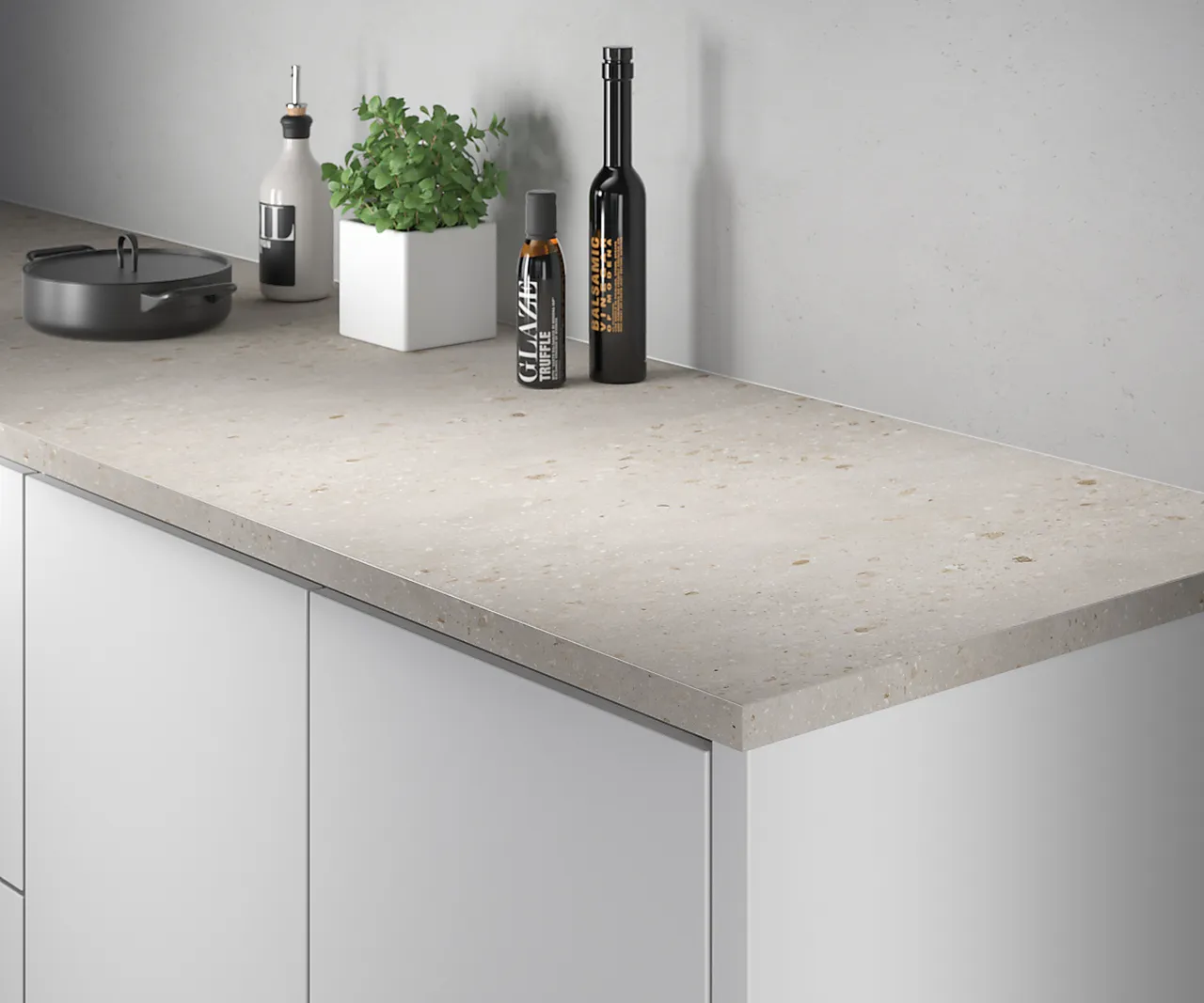 Benkeplate ABS 29x4100x635 mm terrazzo warm null - null - 2 - Miniatyr