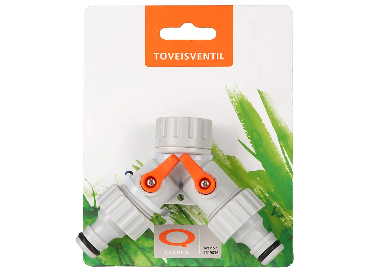 Toveisventil 3/4" null - null - 2 - Miniatyr