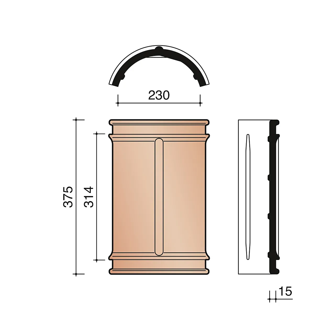 Mønebegynner P1230 Rustikk Eng Fell Takst Teg Ovrg Møn Rust Pottlb Mønebegynner P1230 Rustikk Eng Fell Takst Teg Ovrg Møn Rust Pottlb