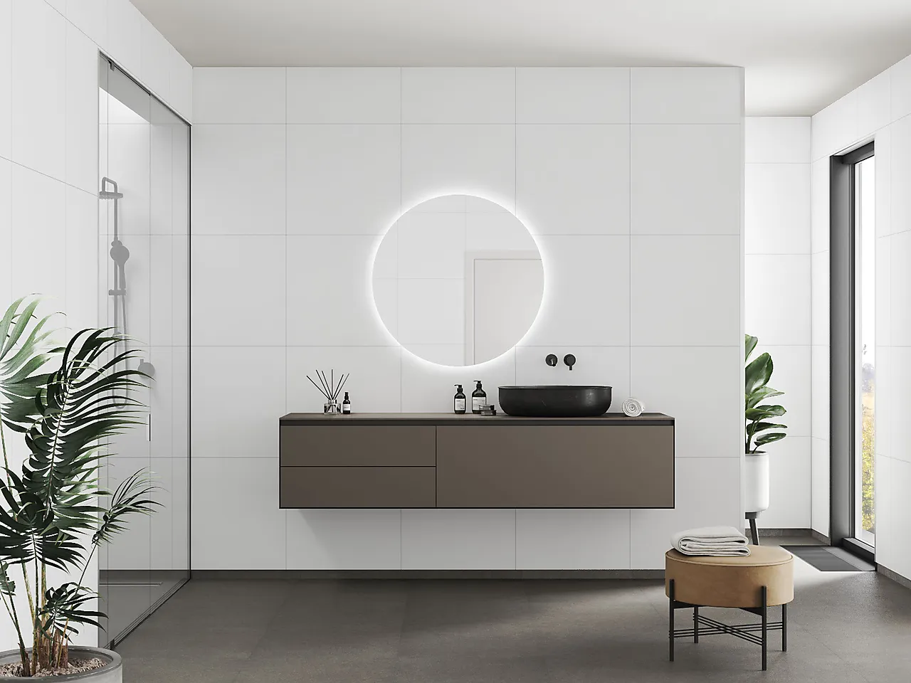 Fibo baderomsplate White 60x60cm 10x620x2720mm null - null - 2 - Miniatyr