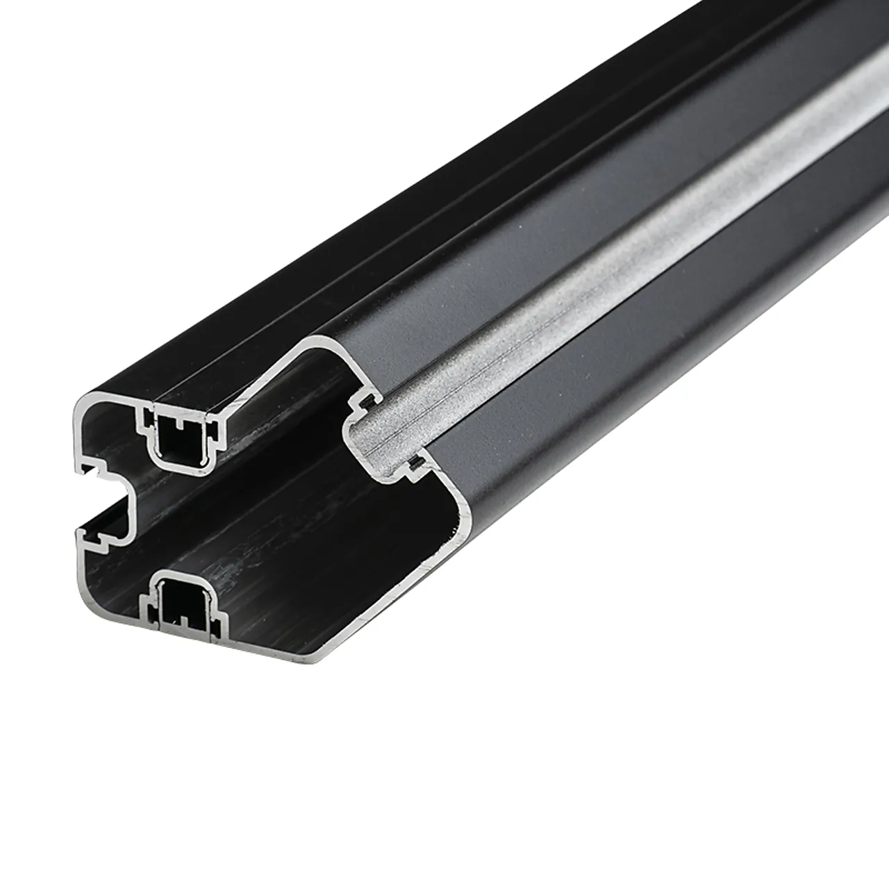 Hjørnestolpe 45gr toppmontert antrasitt Hjørnestolpe 45gr toppmontert antrasitt