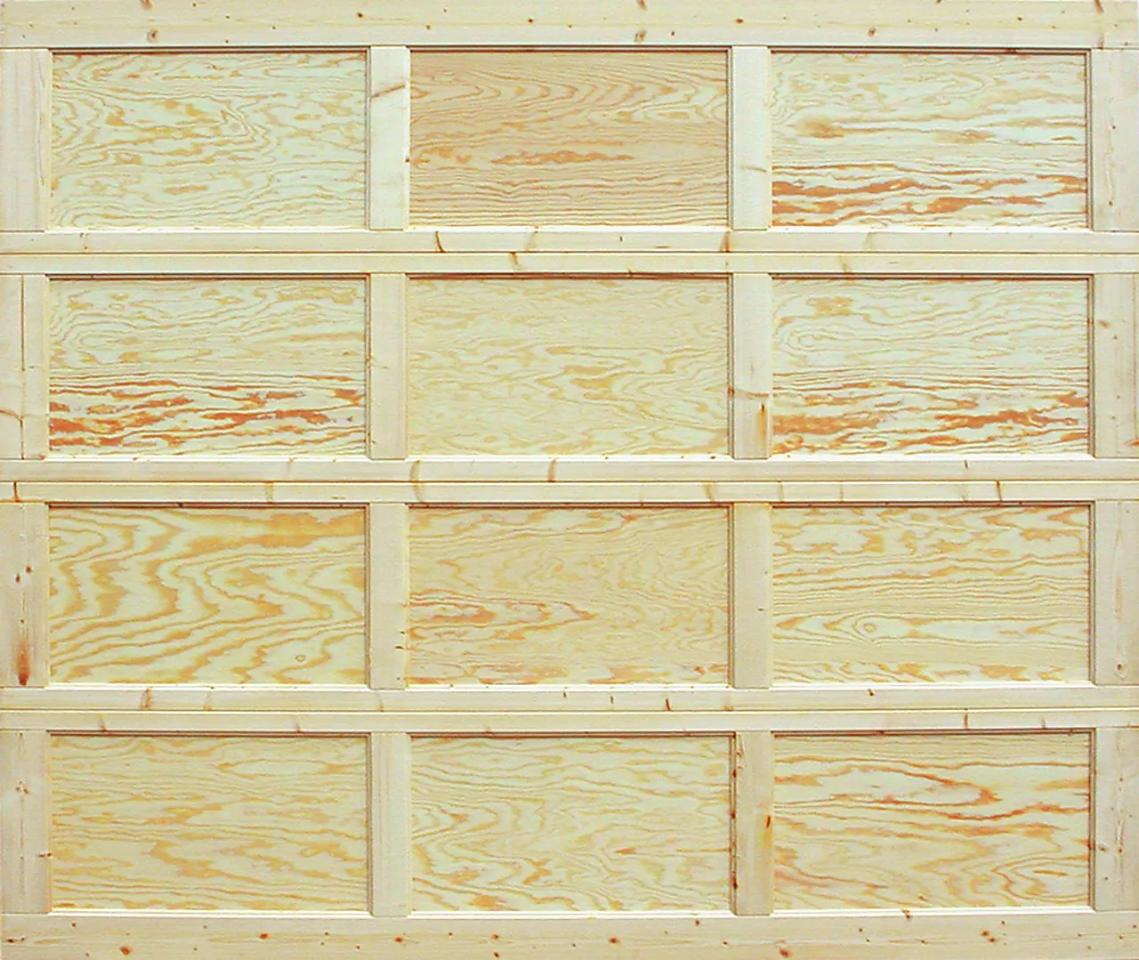 Garasjeport med kryssfiner 250 x 209 cm Garasjeport med kryssfiner 250 x 209 cm