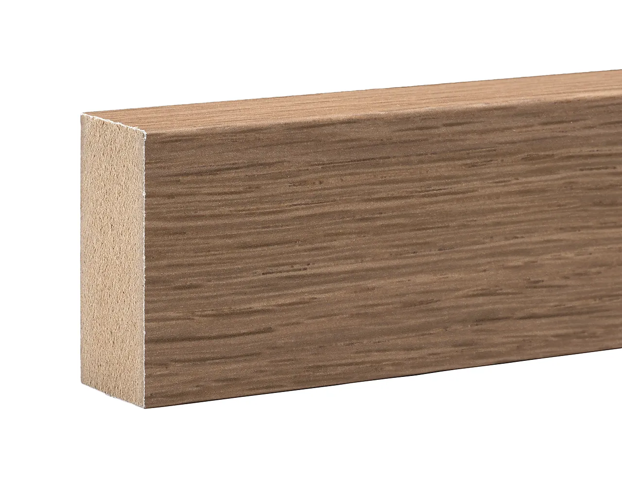 Mdf 22x45x3030 spile lak eik strukt folie med naturtro struktur