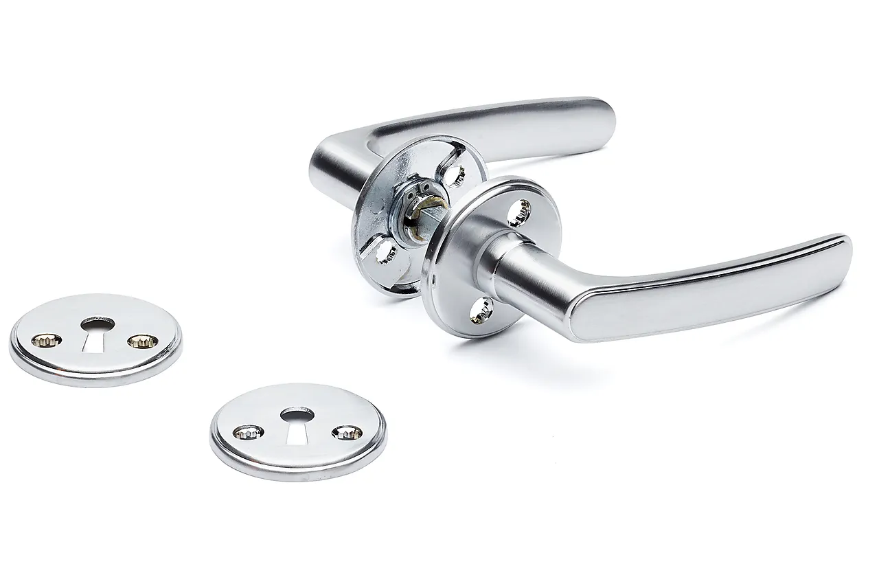 Dørhåndtak  alicante innv b-krom pp dt 38-42 mm