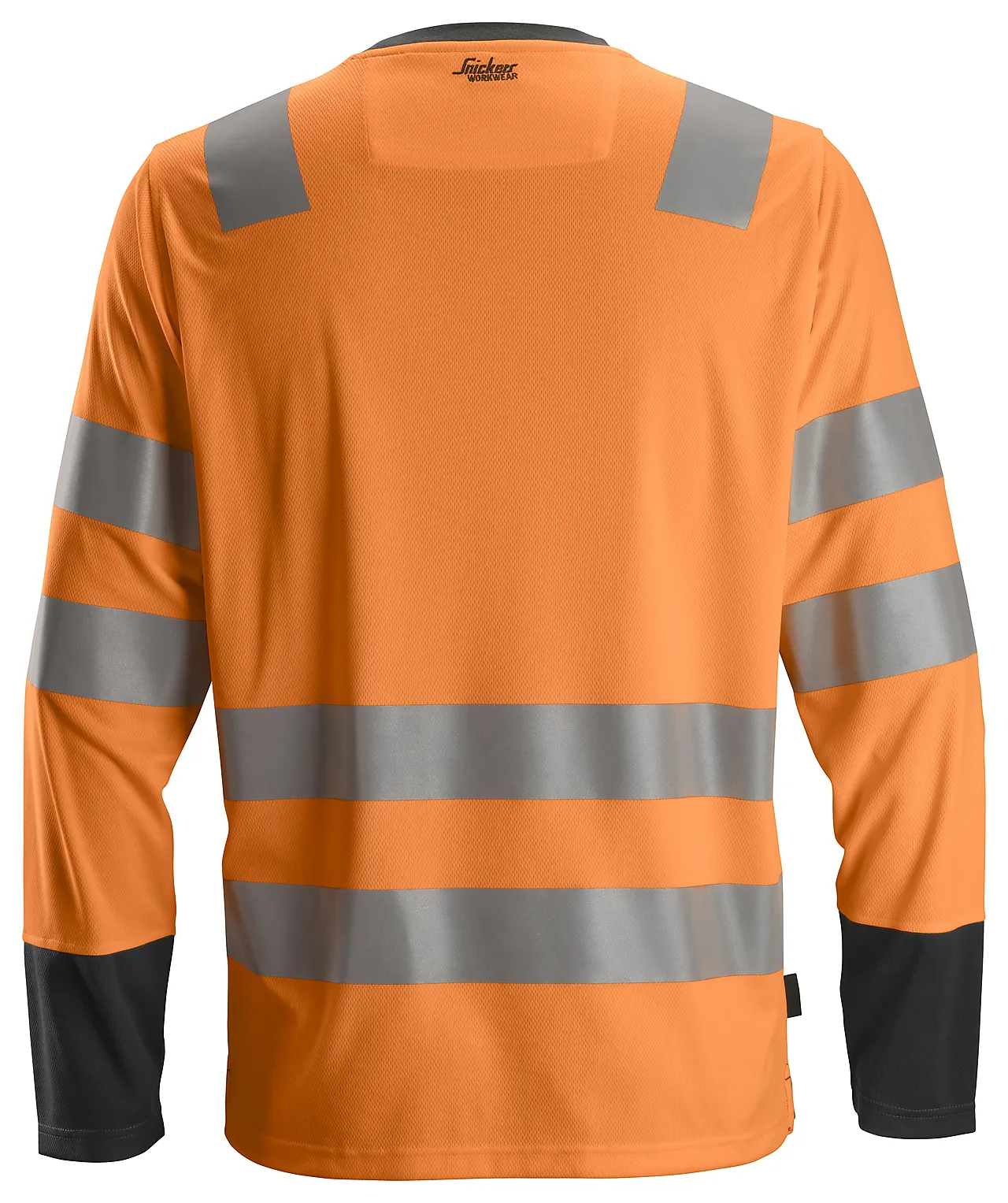 Arbeidstrøye high-vis oransje/sort str XL null - XL - 2 - Miniatyr