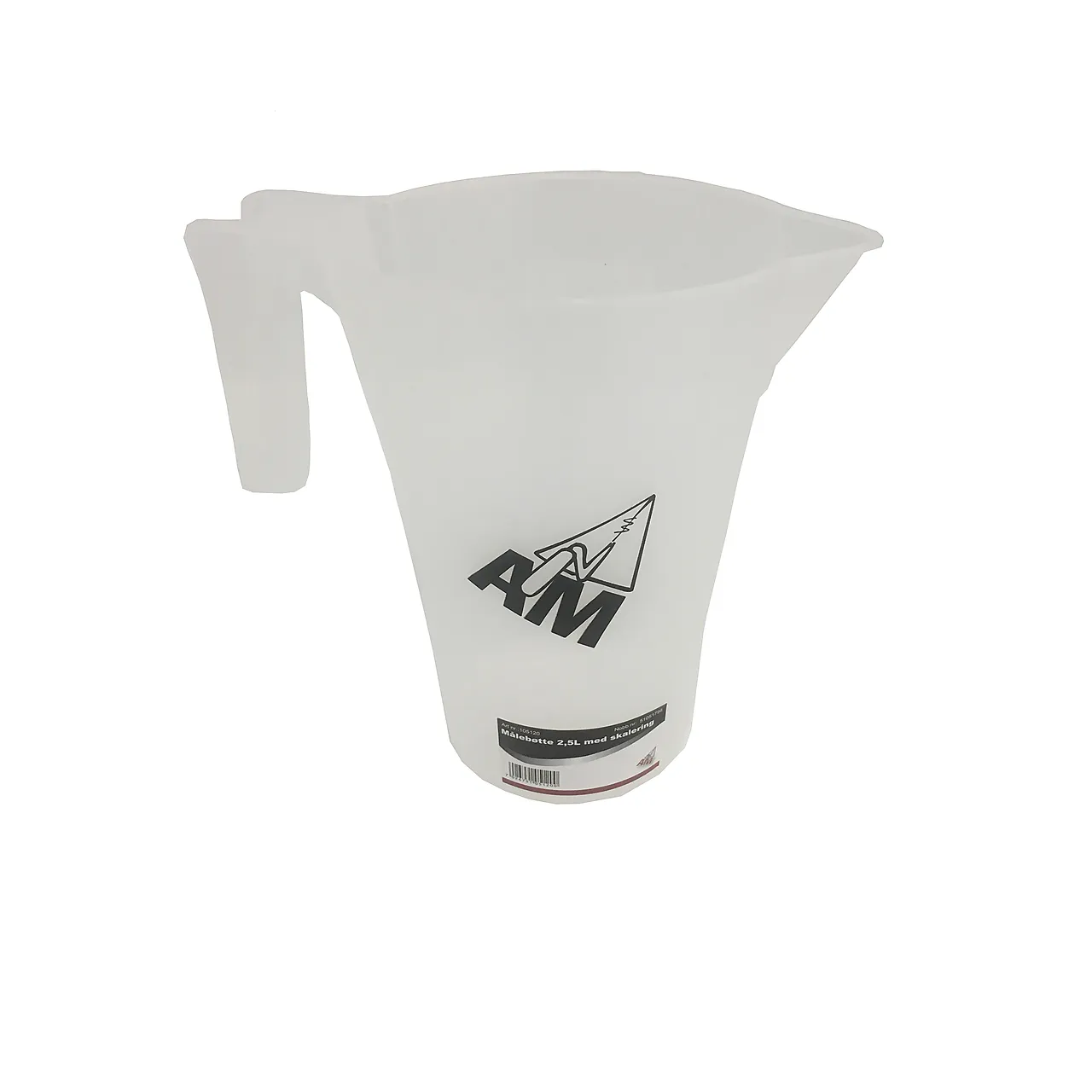 Målebøtte 2,5l med skalering