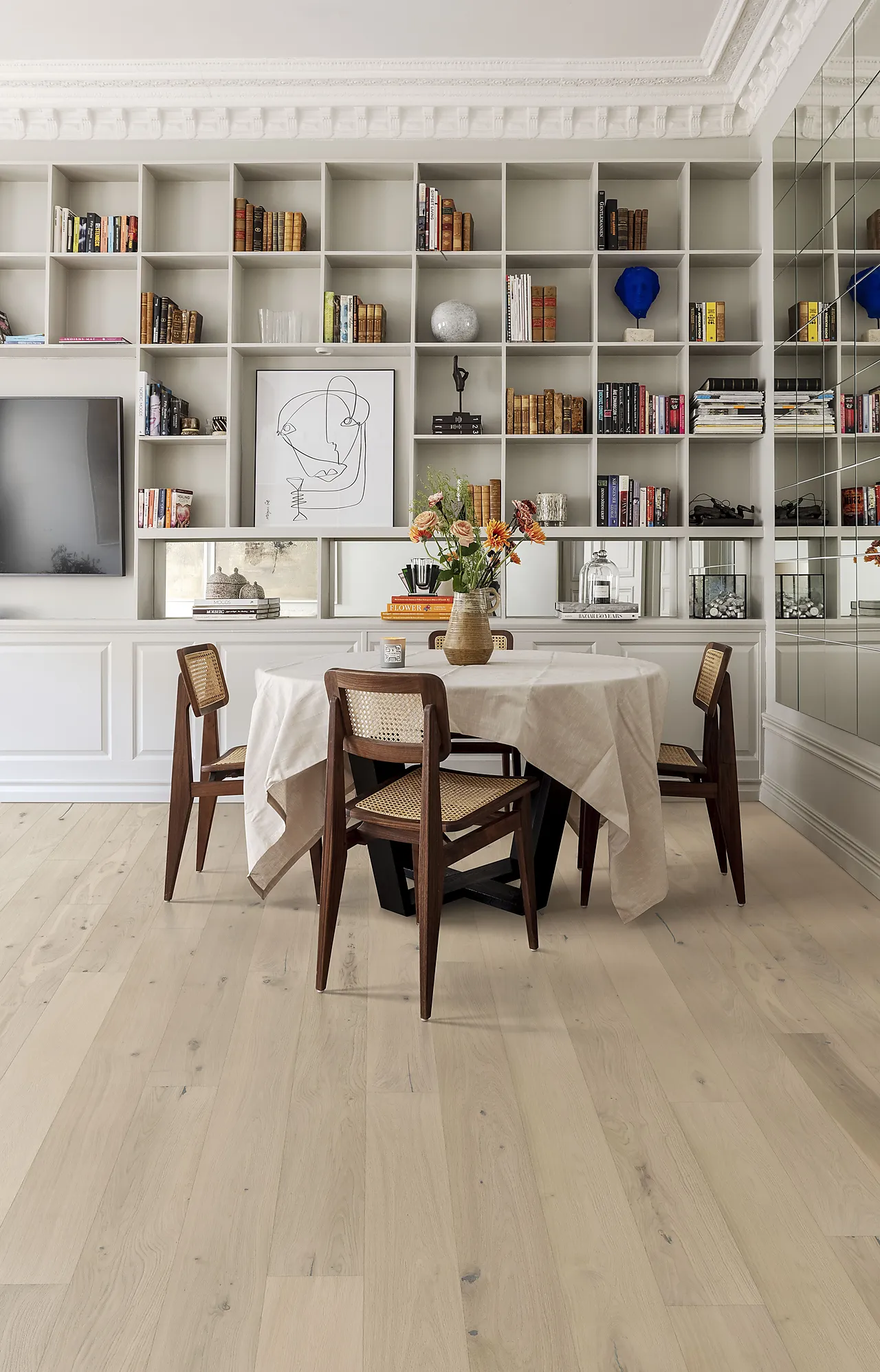 Kährs parkett Loft White Plank 1 Stav Eik