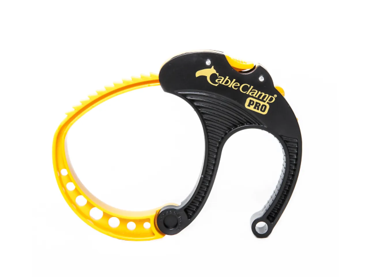 Kabelklemme stor svart/gul