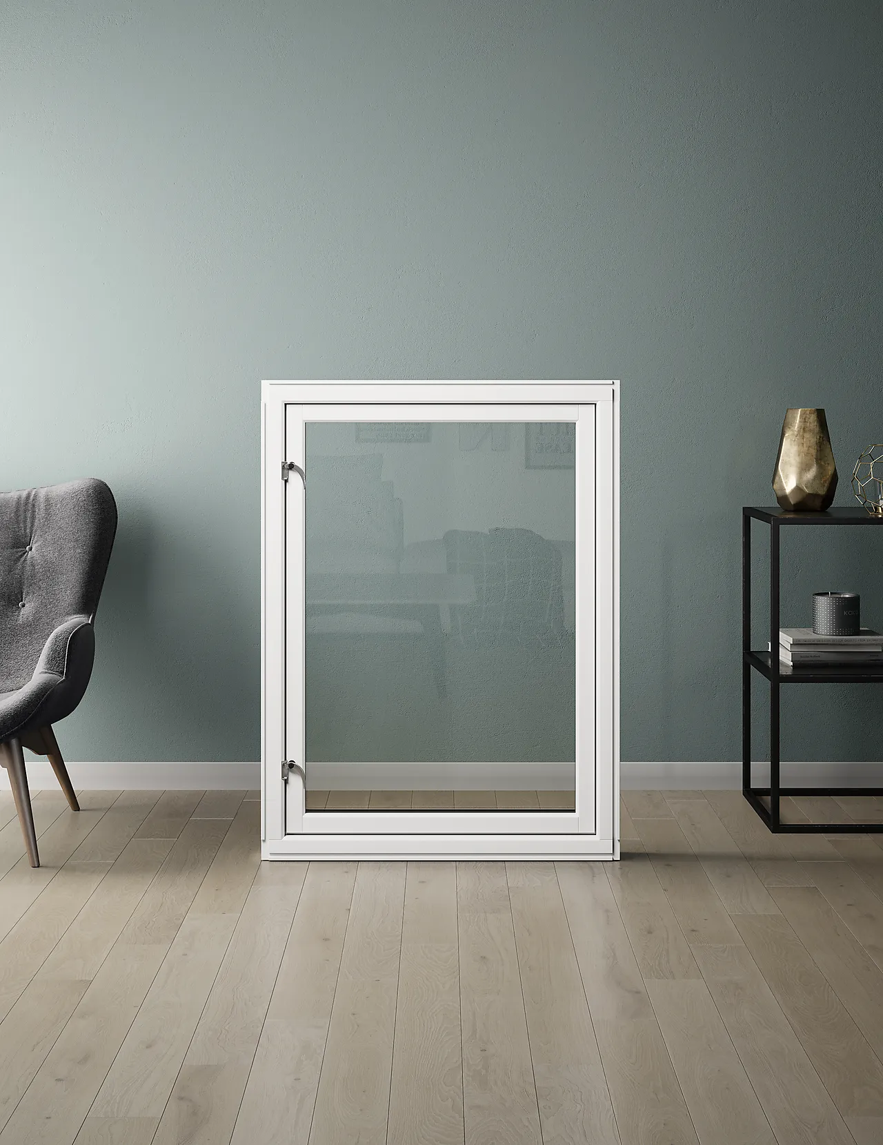 Vindu sh u12 tre v 8x8 2-lags glass, u-verdi 1,3 null - null - 2 - Miniatyr