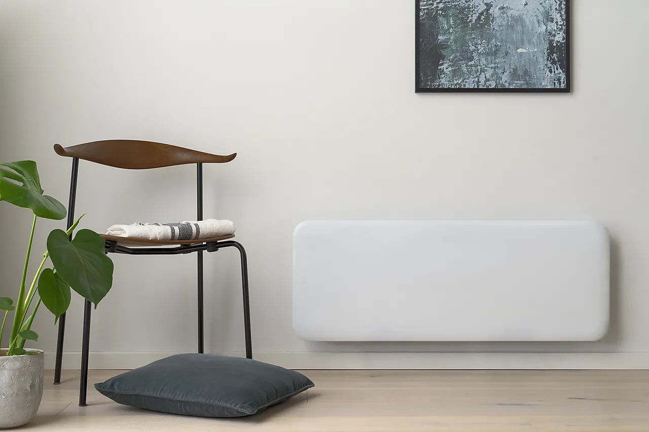 Panelovn stål Invisible 1300 watt hvit null - null - 2 - Miniatyr