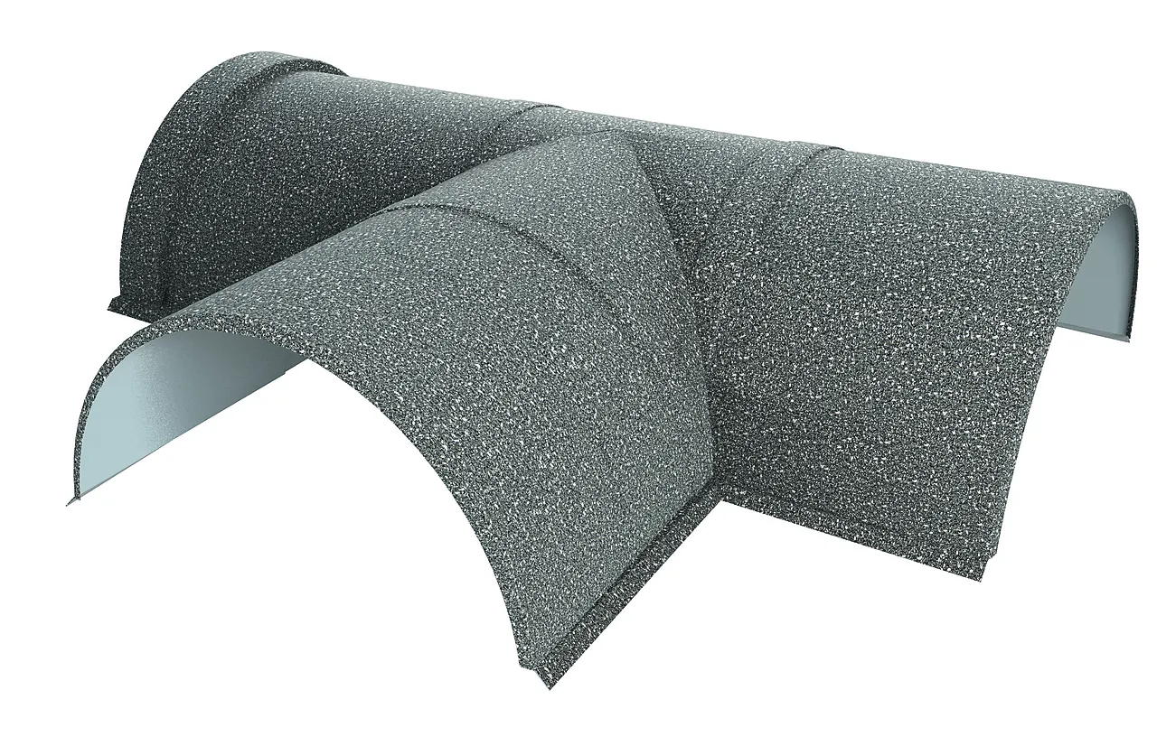 T-møne antikk grå classic decra ny