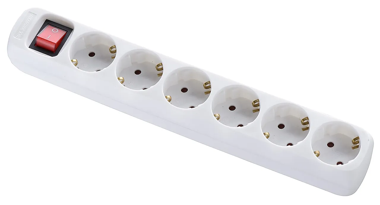 Grenkontakt m/ 6 uttak 1,5 meter 1 mm Grenkontakt m/ 6 uttak 1,5 meter 1 mm