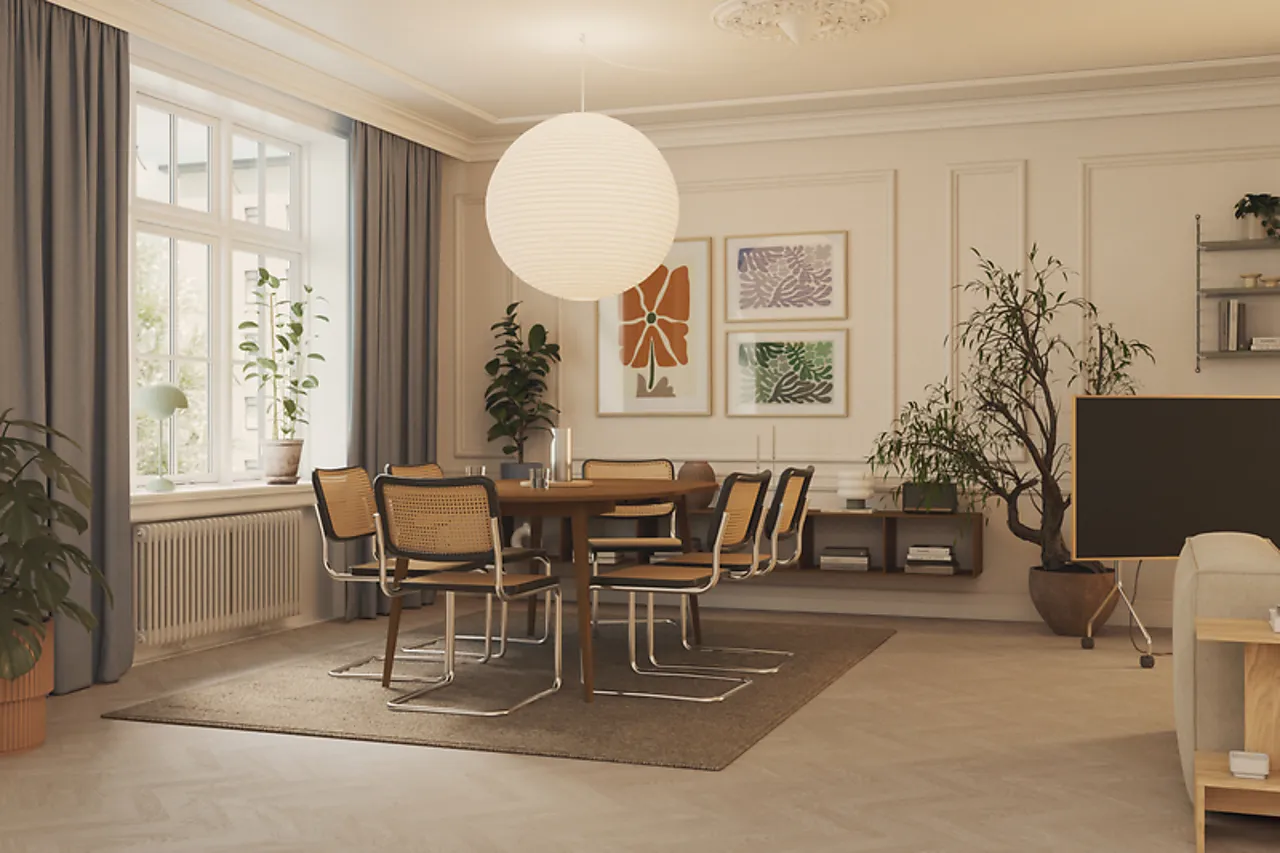 Fiskeben tregulv herdet boden classic select powder white mattlakk 3.0 null - null - 2 - Miniatyr