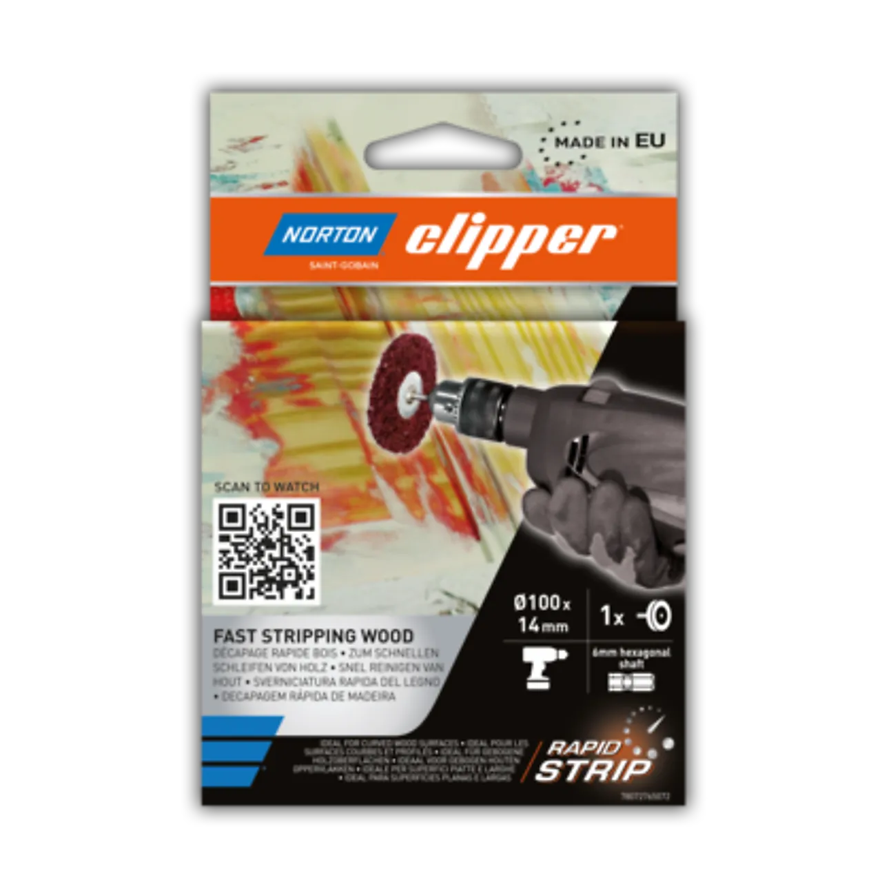 Rondell rapid strip wood 100x14 mm