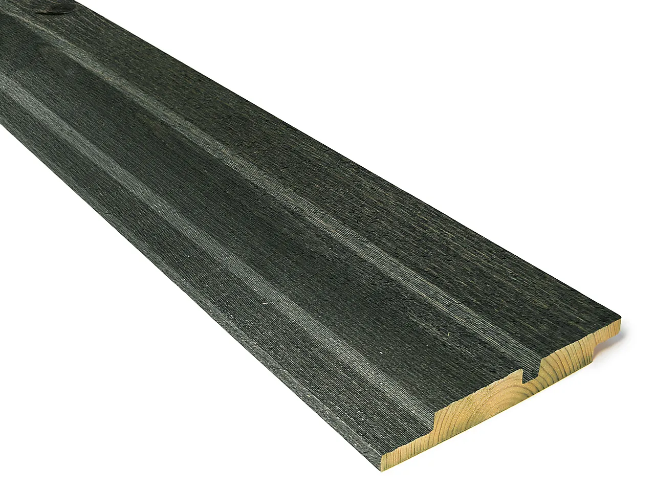 Furu 19x148  rett spor tryr grønn dobbelfals rett med spor beh cu-imp null - null - 2 - Miniatyr