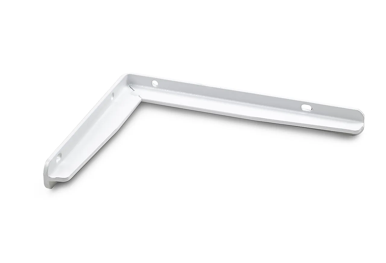 Hyllevinkel T-profil 250x300 mm hvit