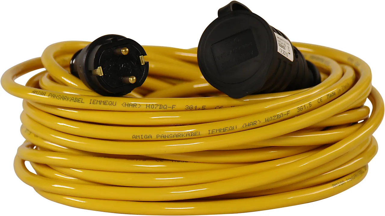 Skjøteledning pvc 10 meter 3 x 2,5 mm²