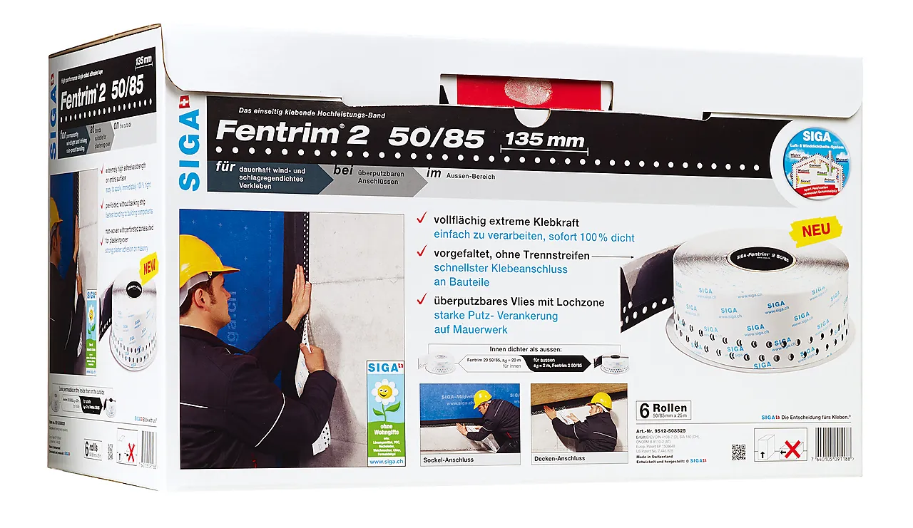 Tape fentrim til utendørs bruk 50 mm x 85 mm x 25 meter null - null - 2 - Miniatyr