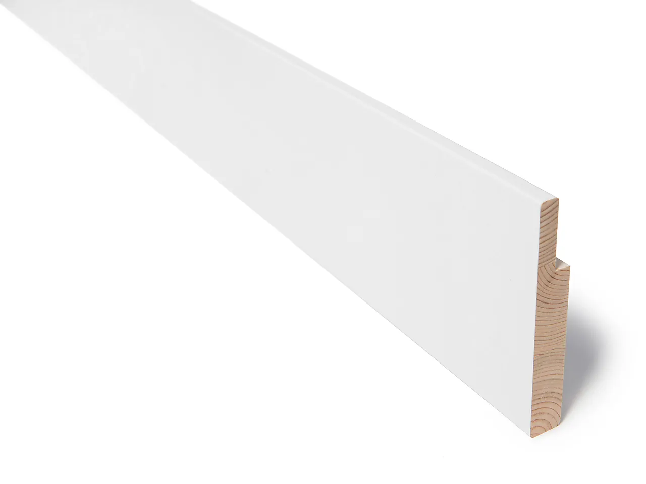 Utforing 18x120x2400 mm laminert furu, fjær 35 mm - malt S0500-N