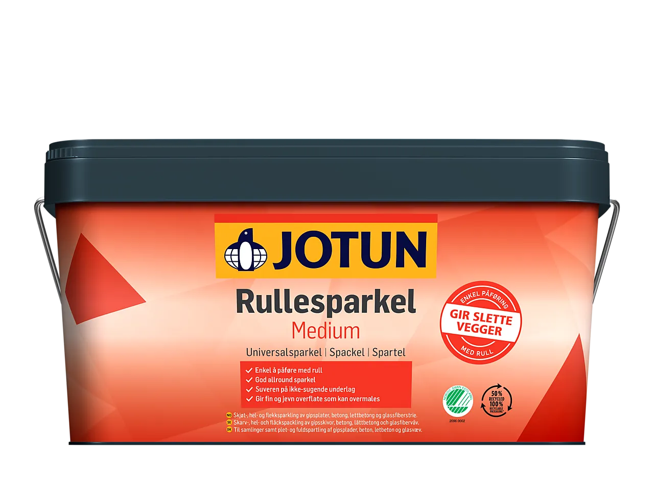 Rullesparkel 10 liter medium universal Rullesparkel 10 liter medium universal