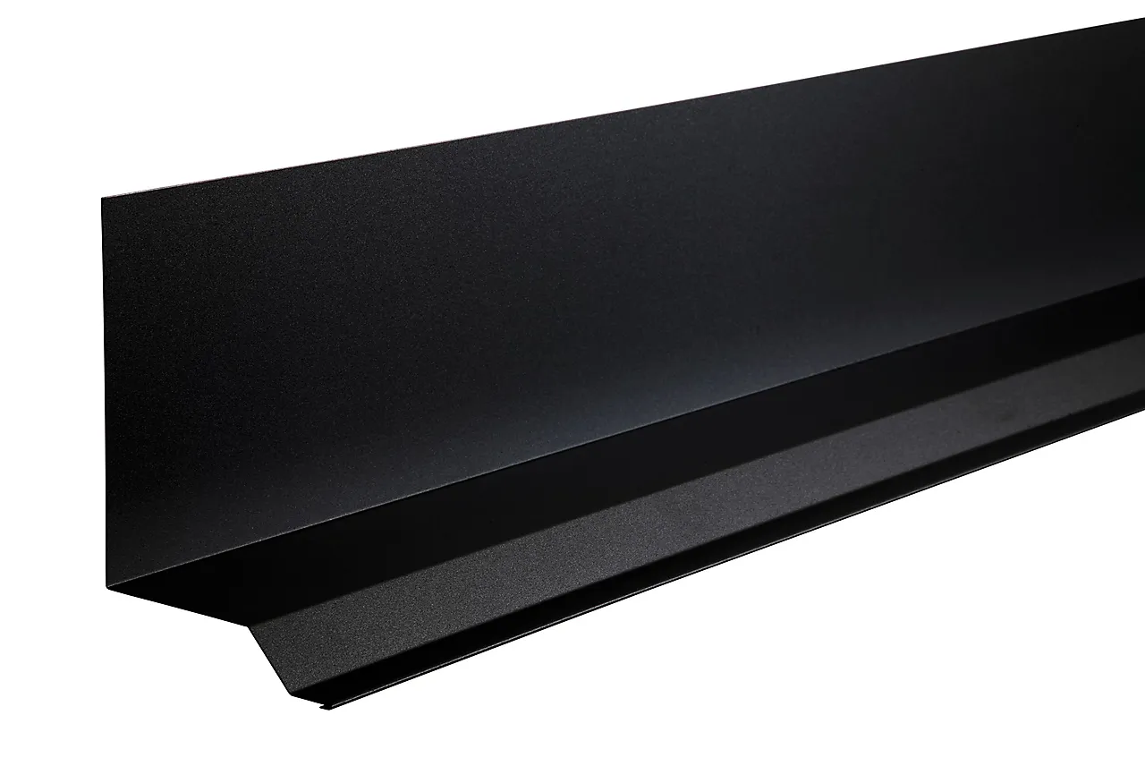 Veggbeslag graf grå plannja overgang tak/vegg modern og trend