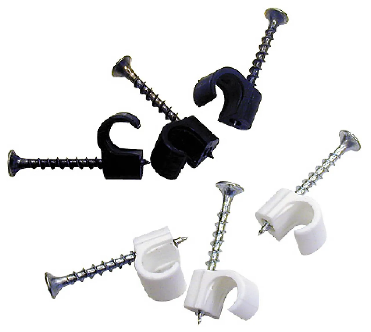 Klips for skrue 10-14 svart