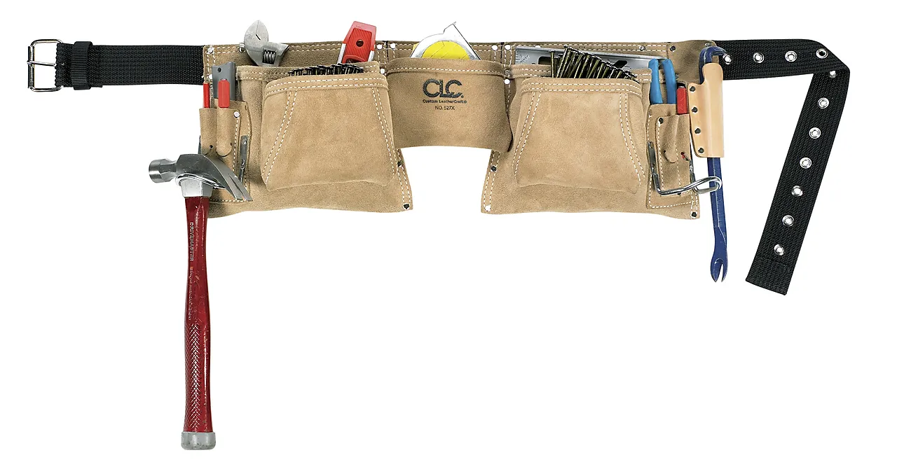 Verktøyforkle skinn 5 cm bredt opp til 125 cm