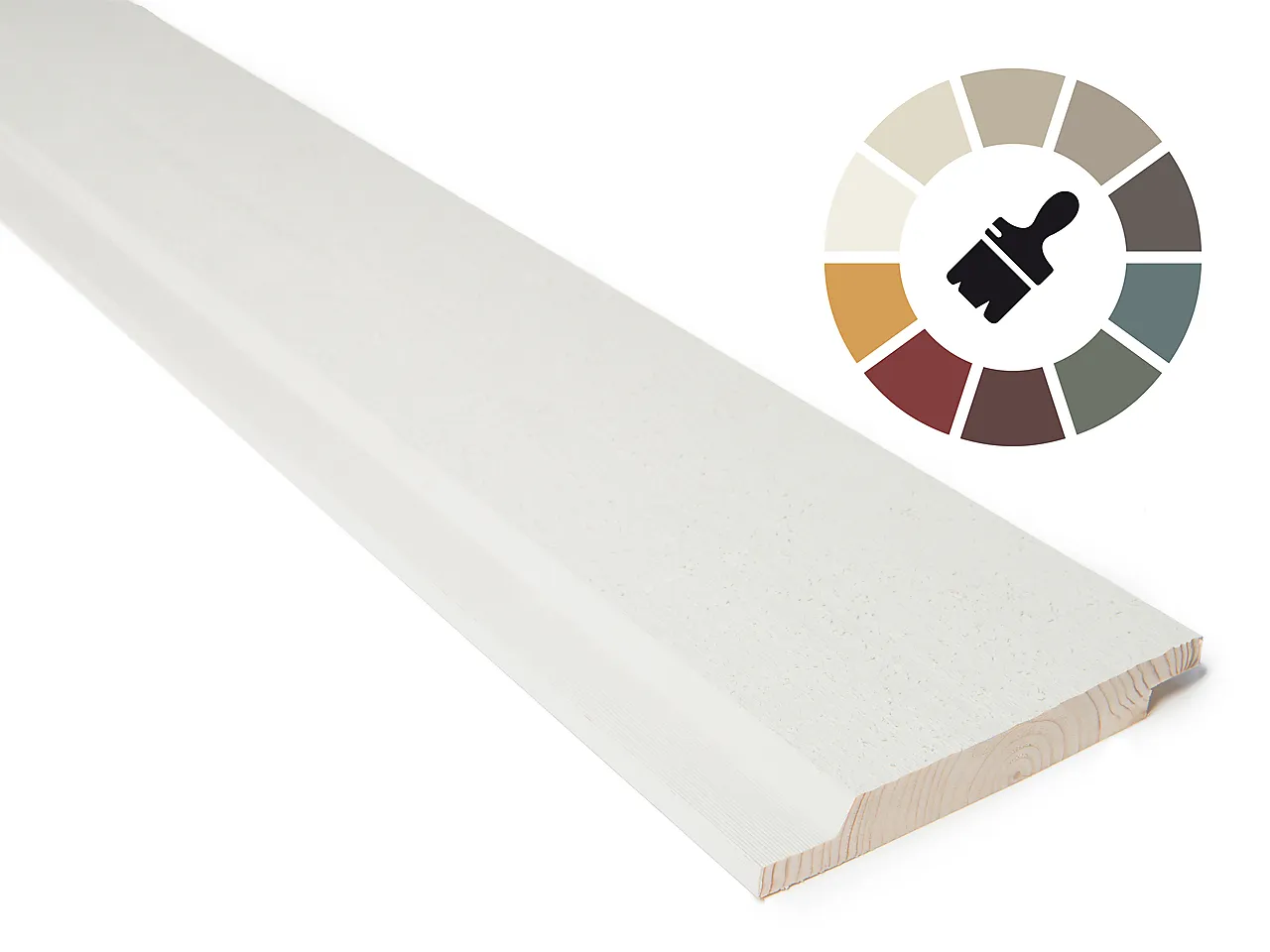 Gran 19x148 df 60° mellomstr spesialfarge dobbelfals ny grunning+mellomstrøk