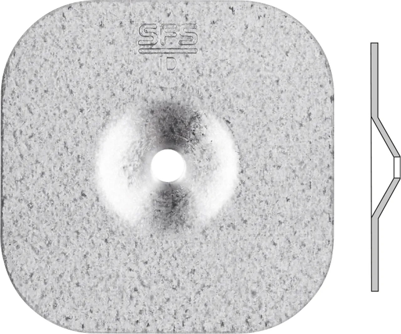 Skive stål id-70x70 inv.d ø 6,8mm 5mm forsenkning Skive stål id-70x70 inv.d ø 6,8mm 5mm forsenkning