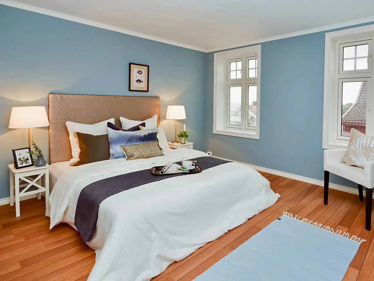 Karmlist furu hvit bomull S0502-Y 18x70 mm null - null - 3 - Miniatyr