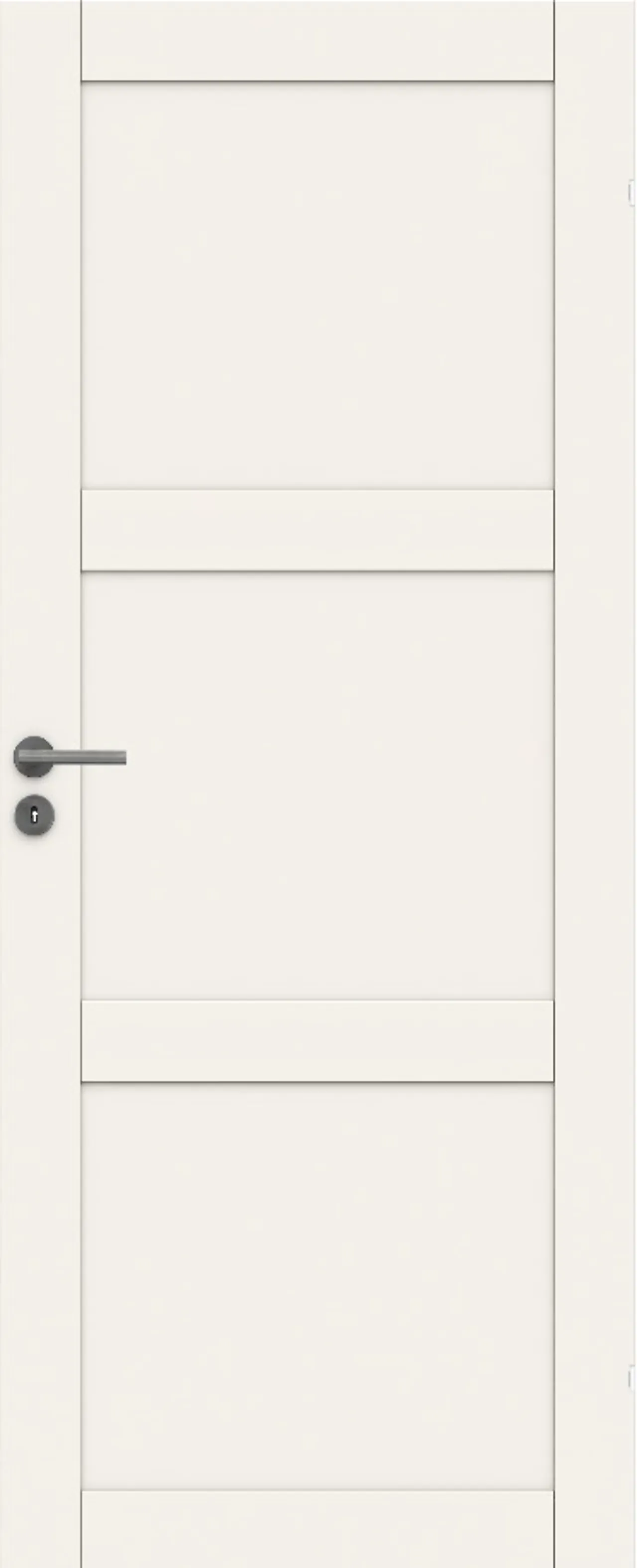 Dør purity 03l 8x21 hvit foliert fyllingsdør null - null - 2 - Miniatyr