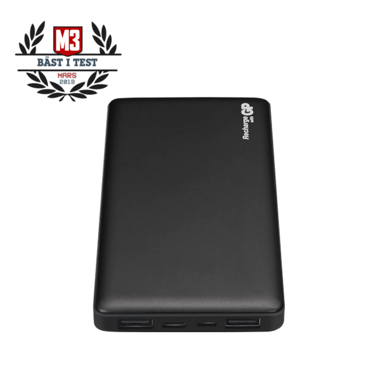 Powerbank lader voyage 2.0 sort