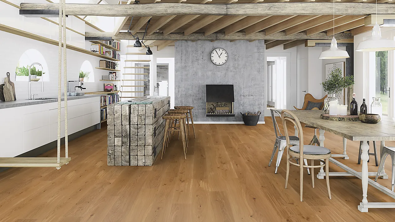 Boen parkett Eik Animoso Castle Live Matt lakk null - null - 3 - Miniatyr