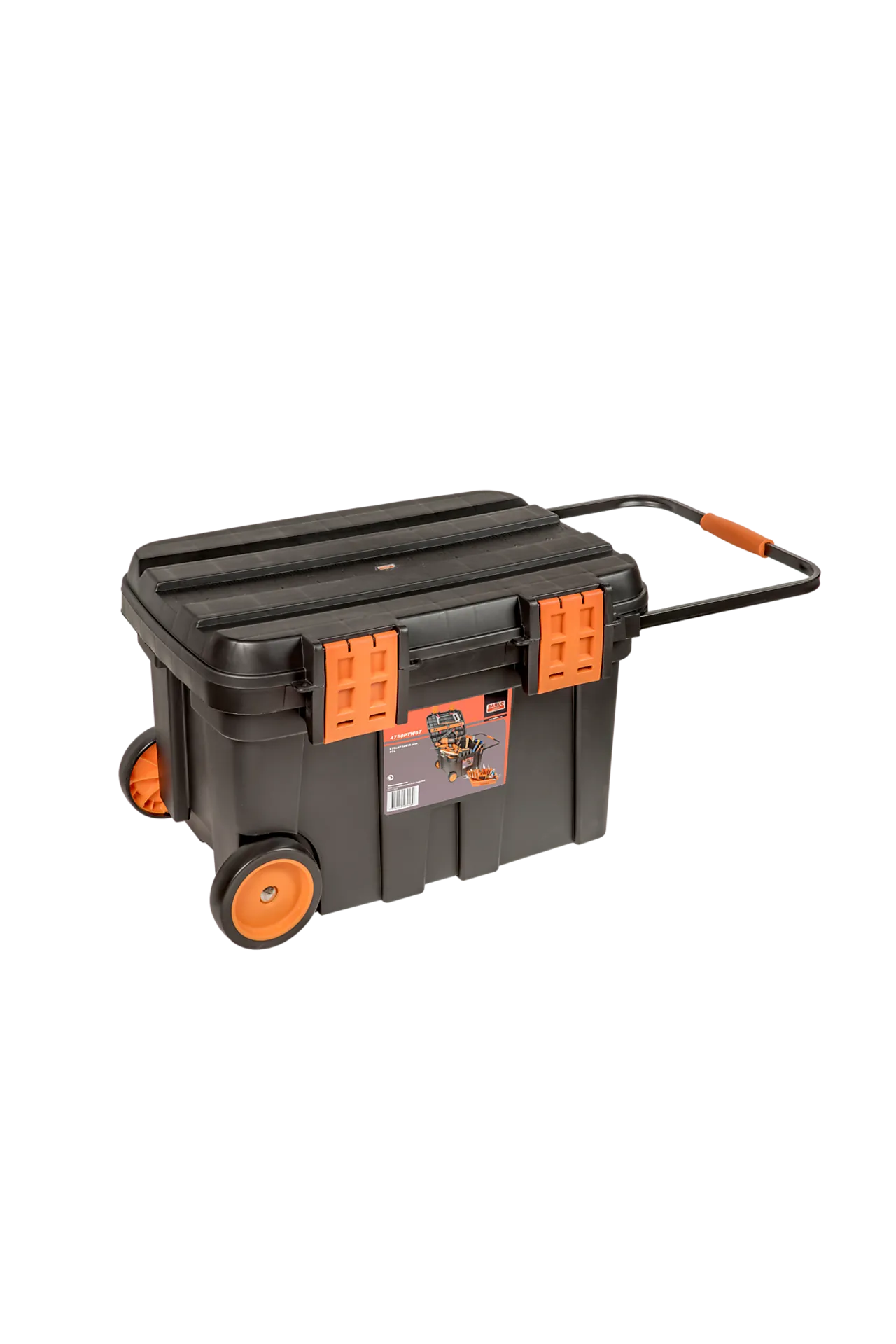 Ekstra kraftig verktøykasse i plast med hjul null - null - 2 - Miniatyr