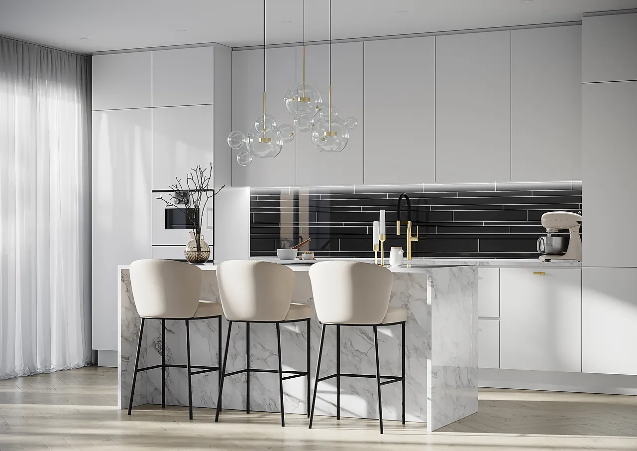 Baderomsplate Fibo Black Gloss 2124M99 null - null - 2 - Miniatyr