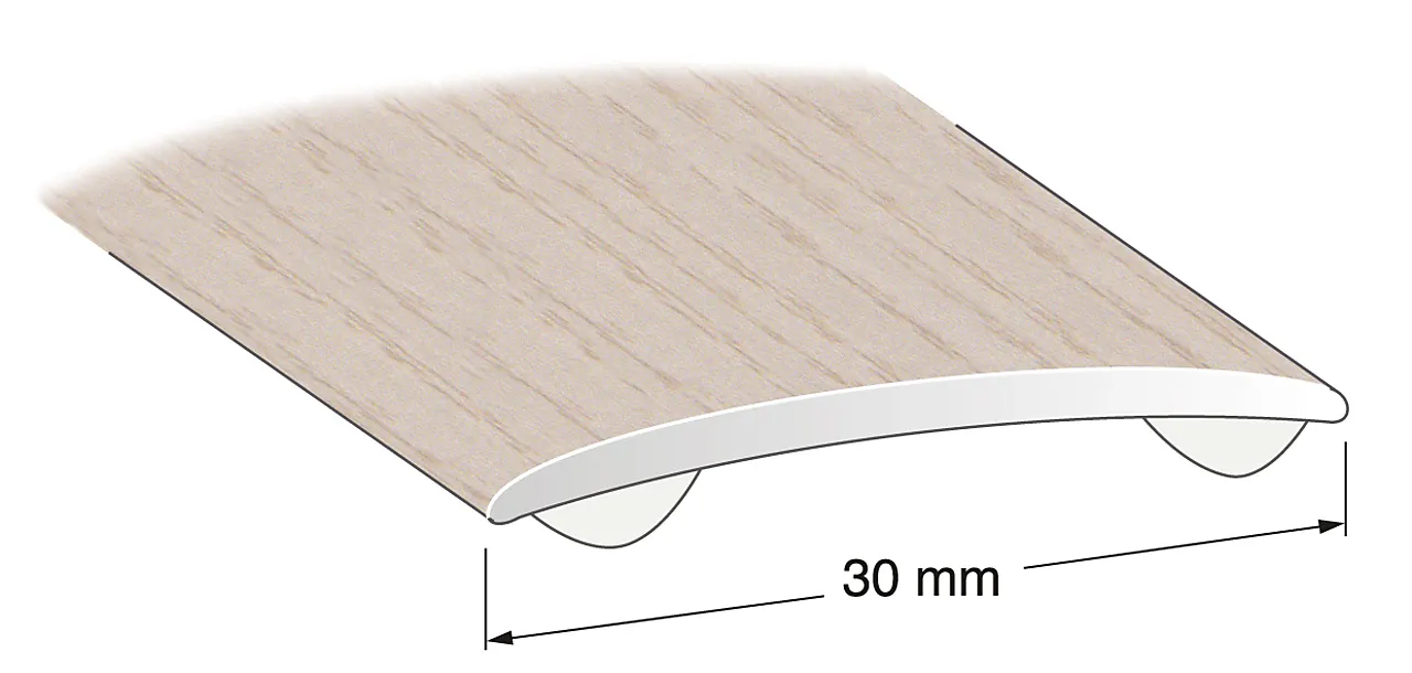 Overgangslist eikefoliert selvklebende